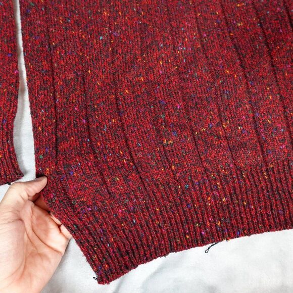 Vintage Brian Macneil Speckled Knit Sweater Womens 1X Wool Blend Multicolored - Picture 2 of 9